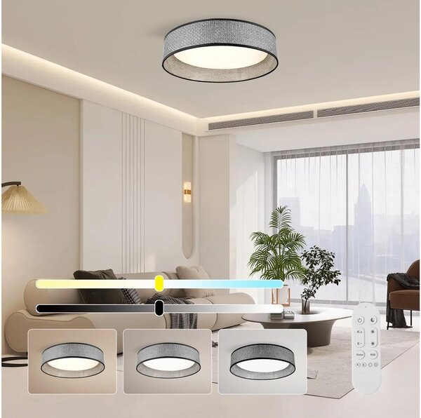 Immax NEO 07287L - LED+CCT stmievateľné stropné svietidlo LONA 36W/230V priemer 45,5 cm + diaľkový ovládač
