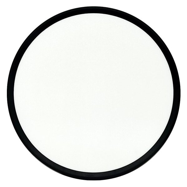 LED stropné svietidlo LED/32W/230V 3000/4000/6500K pr. 40 cm čierna