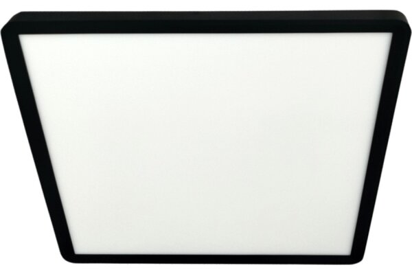 LED stropné svietidlo LED/32W/230V 3000/4000/6500K 40x40 cm čierne