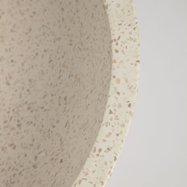 Umývadlo z terrazzo Kave Home Sunday, ø 40 cm