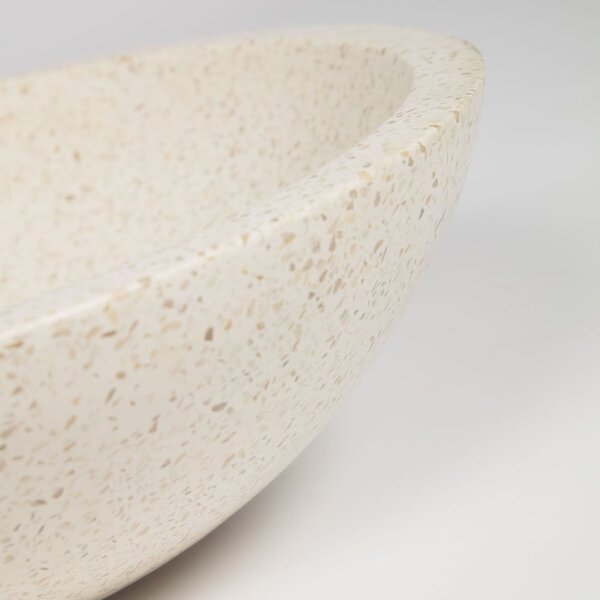Umývadlo z terrazzo Kave Home Sunday, ø 40 cm