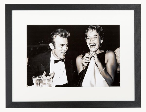 Nástenná dekorácia v ráme Pier Angeli and James Dean