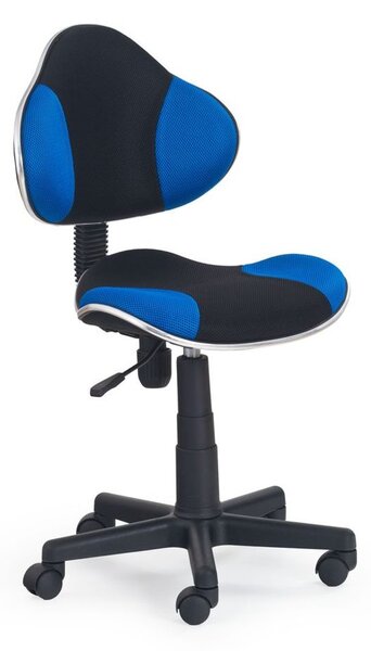 Halmar Detská stolička Flash, čierna/modrá