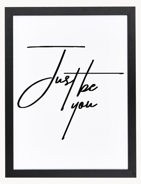 Nástenná dekorácia v ráme Just be You