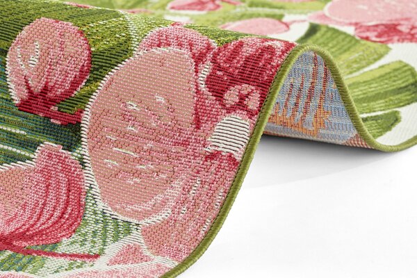 Hanse Home, Kusový koberec Flair 105615 Tropical Multicolored – na von aj na doma, 120x180, viacfarebná, chodba / predsieň