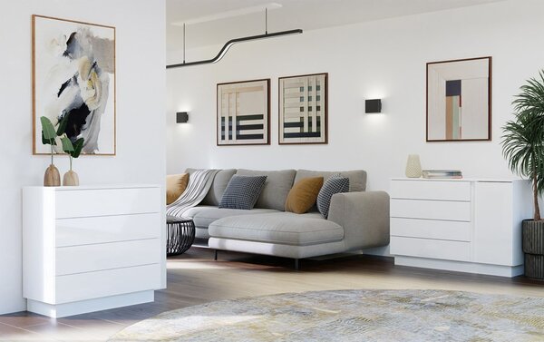 TP Living Komoda Amber 85 cm biela II