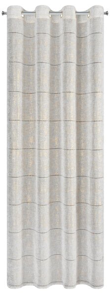 ZÁCLONA NA KRÚŽKOCH KATY 140X250 CM VZOROVANÁ