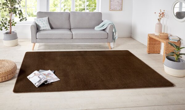 Hanse Home , Kusový koberec Nasty 101154 Braun, 140x200, hnedá, chodba / predsieň