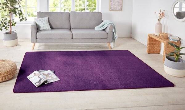 Hanse Home , Kusový koberec Nasty 101150 Purple, 67x120, fialová, chodba / predsieň