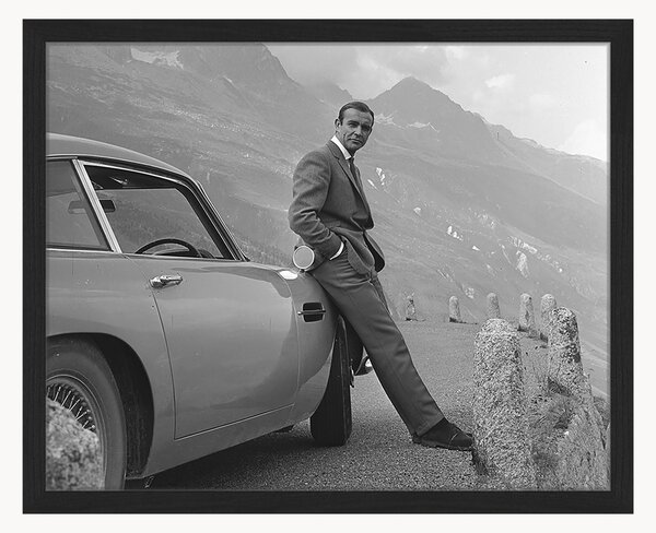 Nástenná dekorácia's rámom Sean Connery (James Bond)