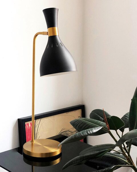 STOLNÁ LAMPA, E27, 17.8/63.5/21.9 cm Elstead Lighting - Interiérové svietidlá