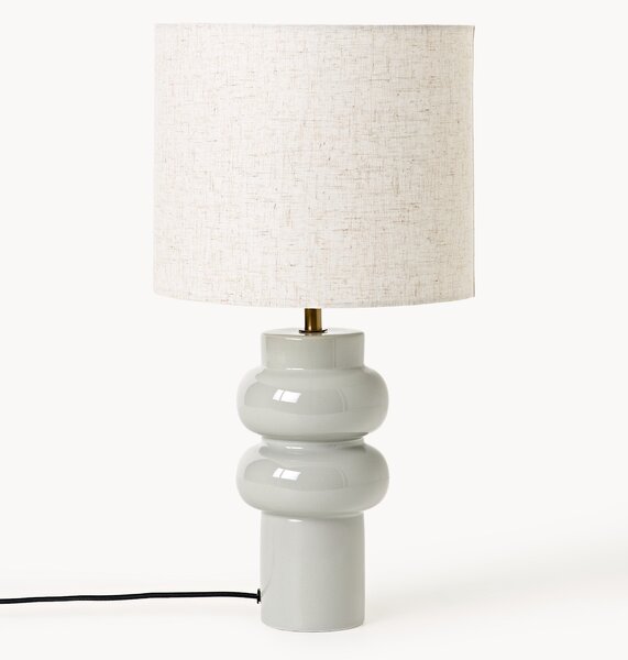 Veľká keramická stolová lampa Christine