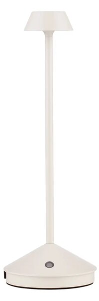 Vonkajšia stolová lampa Lumo biela