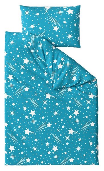 Polybavlnené obliečky NIGHT SKY POLY tyrkysové Rozmer obliečky: 70 x 90 cm | 140 x 200 cm
