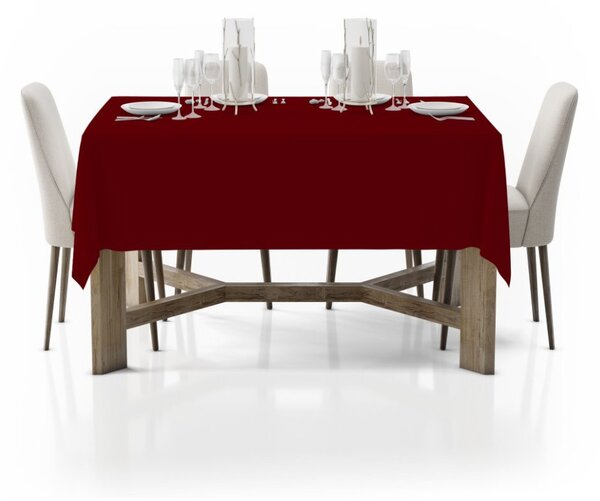 Obrus Standard bordový Farba Bordová Rozmery 90x90 cm