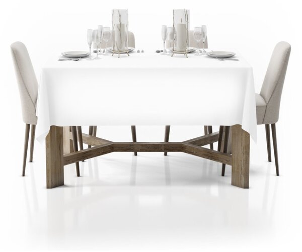 Obrus Standard biely Farba Biela Rozmery 90x90 cm