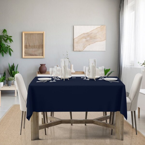 Obrus Standard tmavomodrý Farba Modrá Rozmery 90x90 cm