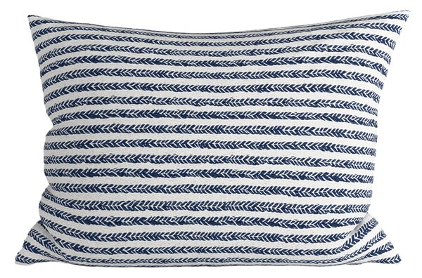 Polybavlnená obliečka na vankúš NAVYSTA POLY 70x90 cm, modro-biela