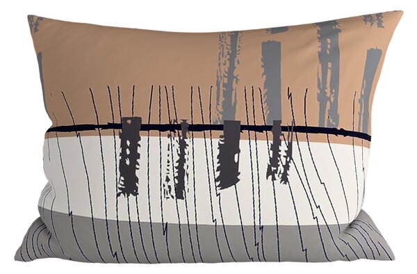 Polybavlnená obliečka na vankúš PINIA POLY 70x90 cm, sivá