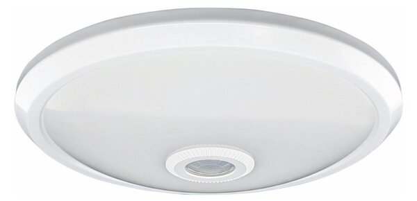 LED stropné svietidlo s pohybovým a súmrakovým senzorom LED/16W/230V pr. 29 cm biela