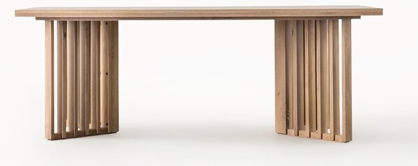 Drevený jedálenský stôl Okayama, 200 x 100 cm