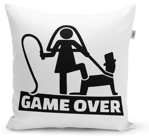 Sablio Vankúš Game over: 40x40 cm