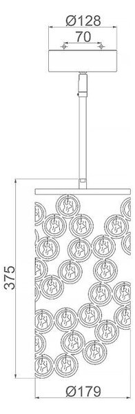 ZÁVESNÉ SVIETIDLO, 17,8/53,3 cm Elstead Lighting - Interiérové svietidlá