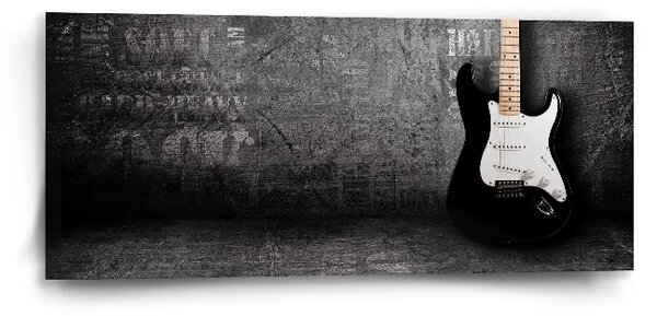 Sablio Obraz Gitara - 110x50 cm