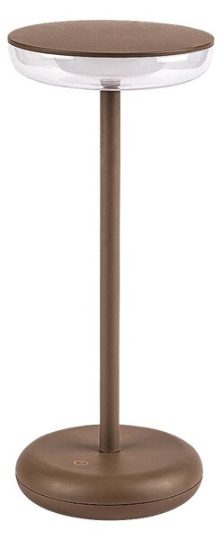 Rabalux KONIN LED stmievateľná nabíjacia vonkajšia lampička 6W/5V IP44 1800 mAh hnedá