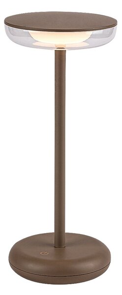 Rabalux KONIN LED stmievateľná nabíjacia vonkajšia lampička 6W/5V IP44 1800 mAh hnedá