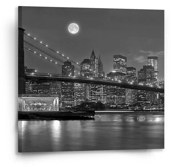 Sablio Obraz Nočný New York 2 - 50x50 cm
