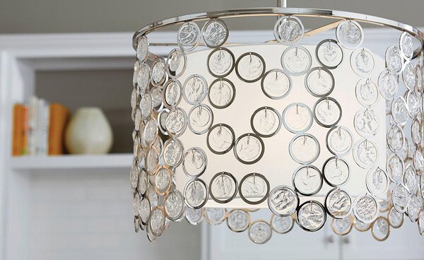 ZÁVESNÉ SVIETIDLO, 48.3/52 cm Elstead Lighting - Interiérové svietidlá