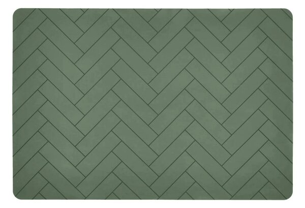 Zelené silikónové prestieranie Södahl Tiles, 33 x 48 cm