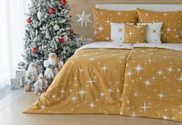 Obliečky Arietta Gold Bavlna deluxe 1x 140/200, 1x 70/90