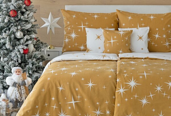 Obliečky Arietta Gold Bavlna deluxe 1x 140/200, 1x 70/90