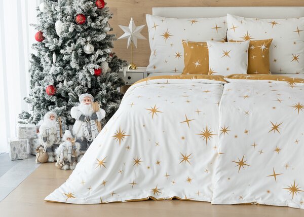 Obliečky Arietta Gold Bavlna deluxe 1x 140/200, 1x 70/90