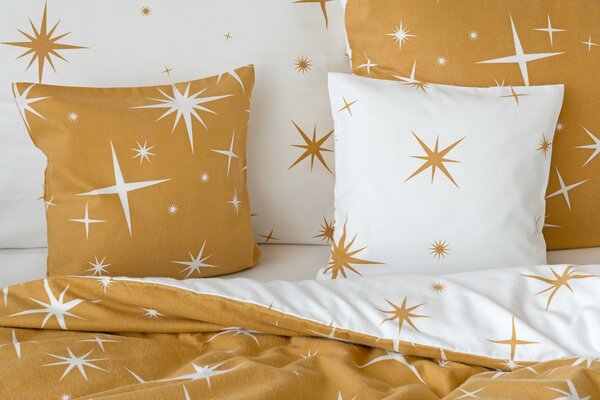 Obliečky Arietta Gold Bavlna deluxe 1x 140/200, 1x 70/90