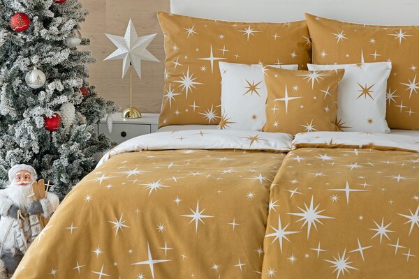 Obliečky Arietta Gold Bavlna deluxe 1x 140/200, 1x 70/90