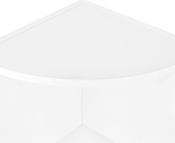ROHOVÝ REGÁL, biela, 30/129,5/30 cm Boxxx - Online Only drobný nábytok, Online Only
