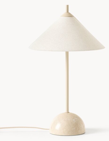 Stolová lampa's mramorovým podstavcom Vica