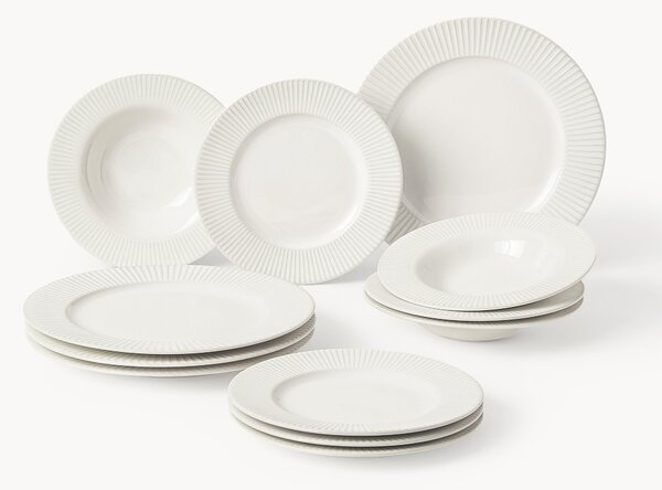 Porcelánová súprava riadu Goya, 4 osoby, 12 ks