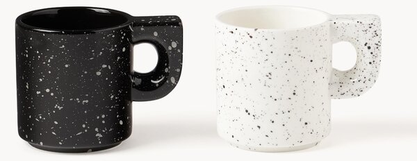 Ručne vyrobené porcelánové hrnčeky Aiko, 2 ks