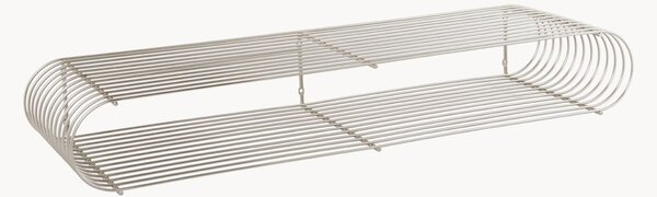 Nástenný kovový regál Curva, Š 80 cm