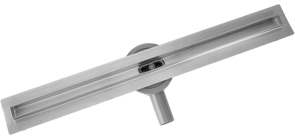 Rea Neox Pro Slim, odtokový žľab 70 cm s rotačným sifónom, oceľová, REA-G4810