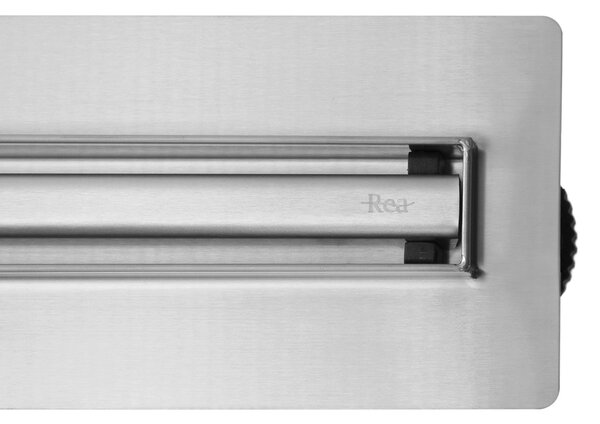 Rea Neox Pro Slim, odtokový žľab 70 cm s rotačným sifónom, oceľová, REA-G4810