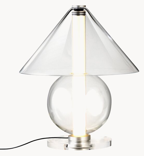 Stmievateľná ručne fúkaná stolová LED-lampa Fragile