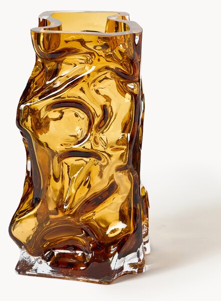 Ručne fúkaná váza Ice, V 25 cm