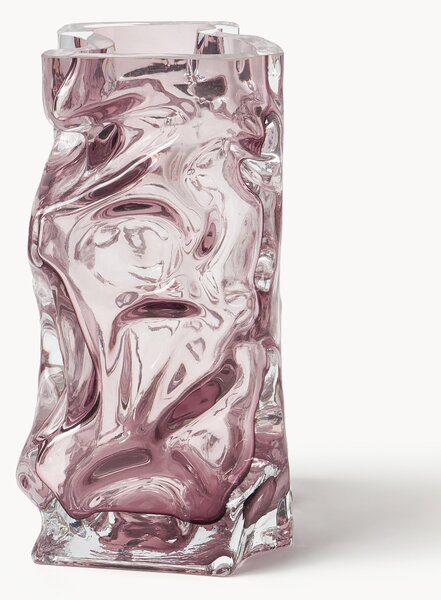 Ručne fúkaná váza Ice, V 25 cm