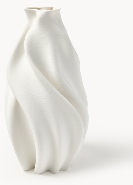 3D tlačená porcelánová váza Lyria, V 40 cm