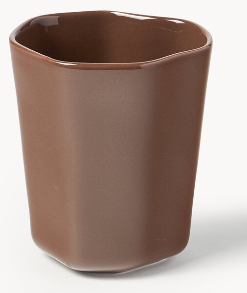 Porcelánové hrnčeky na kávu v organickom tvare Joana, 4 ks